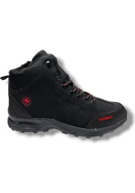 Resim Jagulep 4058-26 Anatomik Içi Kürklü Outdoor Erkek Bot Siyah Kırmızı 45-47 