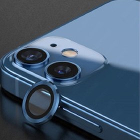 Resim TrendCell Iphone 11-12mini-12 6.1 Uyumlu Mercek Lens Kamera Koruması Mavi Renk 