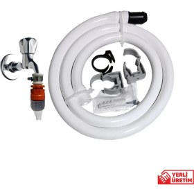 Resim Plasyay Duvar Sabitlemeli Taharet Hortumu Düz Rekorlu 100 cm 