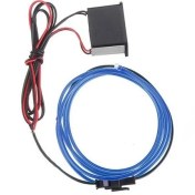 Resim Tsc 1 Metre Neon Kablo Torpido İçin 12 Volt 