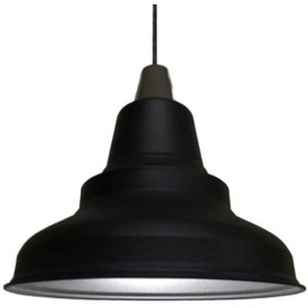 Resim Riolight Retro Siyah Içi Siyah Krom Askılı Tekli Sarkıt 