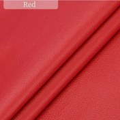 Resim Siyah Deri Onarım Patche Bant Kendinden Yapışkanlı Deri Yamalar Kanepeler Red 300x50cm 