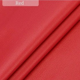 Resim Siyah Deri Onarım Patche Bant Kendinden Yapışkanlı Deri Yamalar Kanepeler Red 300x50cm 