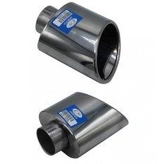 Resim Üniversal Egzoz Ucu 120x80 Eko Oval Açılı Sol Çıkış 020-006L 