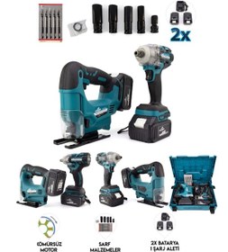 Resim Branzeg BRZ-034 Sarjlı İkili Set 36v Somun Sıkma Dekubaj 