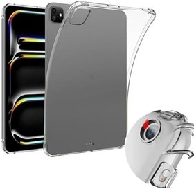 Resim Coverzone iPad Air 10.9 ile uyumlu 2020 (4.Nesil) Kılıf Tablet Nitro Anti Shock Silikon Tamamen Şeffaf Görünümlü Kapak iPad Air 10.9 ile uyumlu tablet kılıf Şeffaf Renk 