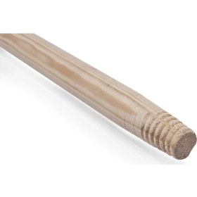 Resim Sska Gürgen Ahşap Vidalı Fırça Faraş Çeksil Süpürge Sap Sapı - 120 Cm. - 1 Adet 