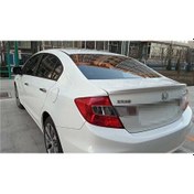 Resim Honda civic fb7 uyumlu bagaj üstü spoiler siyah boyalı 2012 / 2016 