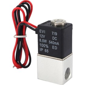 Resim Guangdong Spirit DC12V Solenoid Valf 1/4 Inç 2 Yollu Normalde Kapalı Su Hava Gazı Için Doğrudan Etkili Pnömatik Valfler 