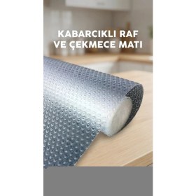 Resim Alvo Store Buğz Mutfak Dolap Içi Şeffaf Kaydırmaz Raf Örtüsü 45X300 cm Pvc Kaplama 