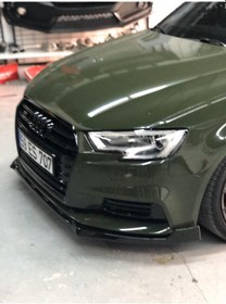 Resim Audi A3 Lip 2013-2016 8v Hb Sedan Ön Lip Piano Black 