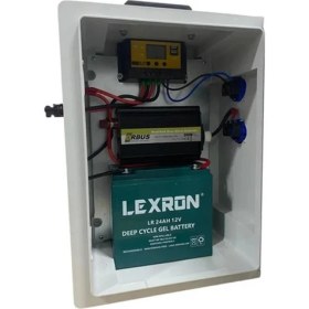 Resim Taşınabilir Güneş Enerji Paketi - Tv Aydınlatma Telefon Şarjı ve Küçük Elektrikli Cihazlar Için Kompakt Solar Sistem 