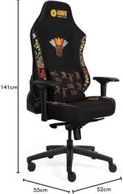 Resim Hawk Gaming Chair Future South Kumaş Oyuncu Koltuğu 