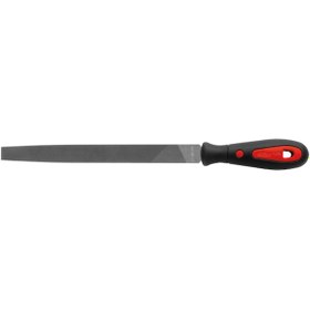Resim Ceta Form Konik Uçlu Yassı Eğe (Orta Diş/Ergonomik Sap) - 12"/300 mm 