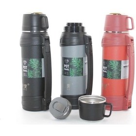 Resim Paslanmaz Çelik Çift Katmanlı Termos 1.2 Lt Alk2312 0 