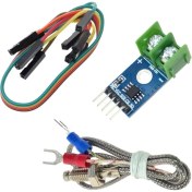 Resim Alkatronik MAX6675 Modül + K Tip Termokupl - Sıcaklık Isı Sensörü -20C +85C 
