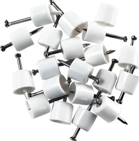 Resim Genel Markalar Çivili Plastik Raf Pimi Beyaz Raf Tutucu - 25 Adet 