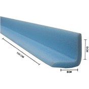 Resim L5x5 Mavi 100 Cm 50 Adet Polietilen Köşe Kenar Koruyucu Sünger Profil 