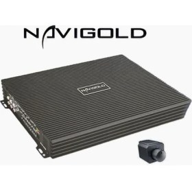 Resim Navigold NVG-5250 5 Kanal 5000W Oto Amfi Power 4ohm 4X80W+250W Rms Bas Kontrollü 