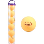 Resim Geeksen 6 Adet 40mm Üç Yıldızlı Tenis Topu - Abs Malzeme, İyi Zıplama Ve Kontrol, Klüpler, Okullar Ve Robot Antrenmanı İçin Sarı 