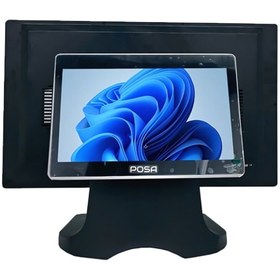 Resim POSA Büyük Çift Ekran Pos Pc 18.5inch Dokunmatik Pos Bilgisayar İ7 5.nesil 8RAM 120SSD WİFİ+Hoporlor+BT 