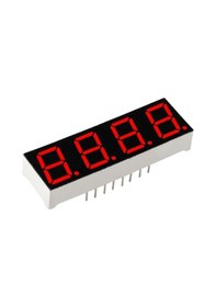 Resim 0.56 İnç 4 Basamaklı Kırmızı Katot 7 Segment Gösterge - 3 Adet 