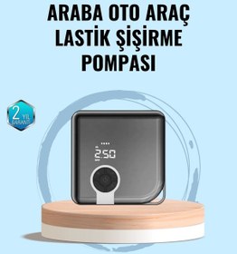 Resim Bfs Type-c Şarj Girişli Taşınabilir Elektrikli Hava Pompası 