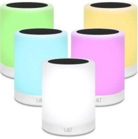 Resim Genel Markalar Touch Lamp Oda Lambası Portable Speakser Cl-671 Renkli Gece Lambası & Bluetooth Hoparlör 