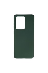 Resim artlab Art Galaxy S20 Ultra Kılıf Nano İçi Kadife Silikon - Koyu Yeşil Lab 