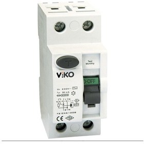 Resim Viko 2X40 30Ma Kaçak Akım Rölesi 