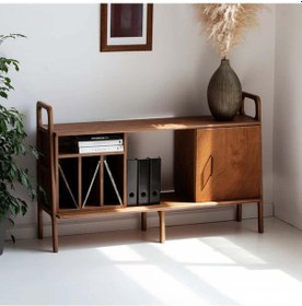 Resim Woodesk Chanson, Ahşap, Dolap Ve Konsol, 140x90, Tik Renk 