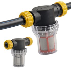 Resim Drip Sulama Ağ Su Filtresi - 80/200 Ağ Ekran, 1/2" ve 3/4" Bahçe Hosesi Hızlı Bağlantı, Bahçe ve Çim Bakımı için İdeal, Bahçe Sulama | Ağ Su Filtresi | Plastik Yapım, Bahçe Hosesi Bağlantıları 