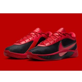 Resim Giannis Freak 6 'bred' Unısex Basketbol Ayakkabısı-sportxoutlet Siyah - Kırmızı 