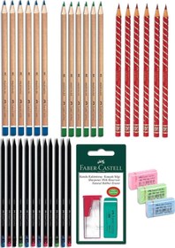 Resim Başlık Set Siyah Lata Faber-Castell