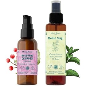 Resim Minia Bahçe Kuşburnu Çekirdeği Yağı 100 ML+ Organik Melisa Suyu 150 ML 