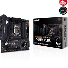 Resim ASUS TUF GAMING B560M-PLUS B560 1200p DDR4 4600(OC)MHz mATX 