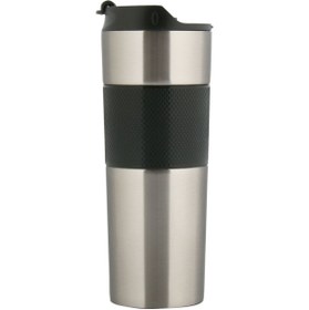 Resim Gen Promosyon French Press Paslanmaz Çelik Termos (500 ML) - Gümüş 