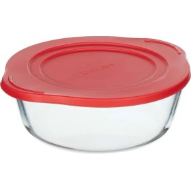 Resim Pasabahce Borcam Yuvarlak Plastik Kırmızı Kapaklı, 2100 cc 