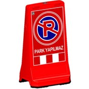 Resim İleri Trafik Reklam ve Uyarı Dubası 495 x 395 x 905 mm 