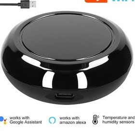 Resim Geeroyoo Tuya Akıllı Wifi Ir Evrensel Uzaktan Kumanda: Sıcaklık/nem Sensörlü, Alexa & Google Asistan Uyumlu Akıllı Ev Jzr-gy 