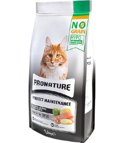 Resim Pronature Hypo-Allergenic Tahılsız Somonlu Karidesli Ve Enginarlı Yetişkin Kedi Maması 1500 G 