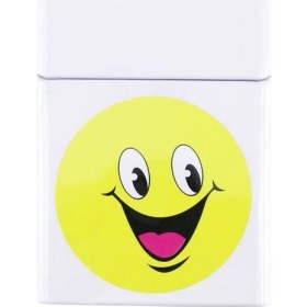 Resim Angelo Smile5 Metal Kısa Sigara Kutusu Krom (Paket İçin) 