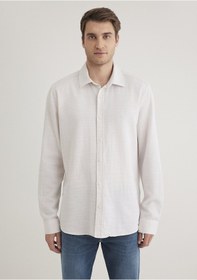 Resim Mavi - Beyaz Gömlek 0210053-70004 Bej 