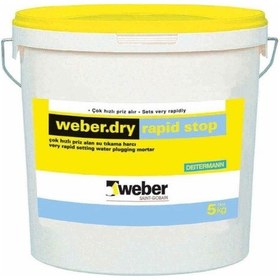 Resim Weber Dry Rapid Stop 5 Kg Ani Su Tıkaç Harcı 