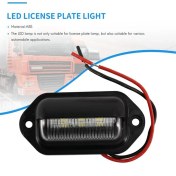 Resim Mystique 10 Adet LED Plaka Plaka Işık Su Geçirmez Plaka Kuyruk Işığı Römorklar, Rv, Kamyonlar, Tekneler (Yurt Dışından) 