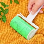 Resim Köpekler ve kediler için yıkanabilir ve yeniden kullanılabilir tüy toplama rulosu - ergonomik saplı yapışkan saç çıkarıcı fırça, mobilya, giysi, ev temizliği, evcil hayvan bakım malzemeleri için yıkanabilir evcil hayvan saçı çıkarma aracı 