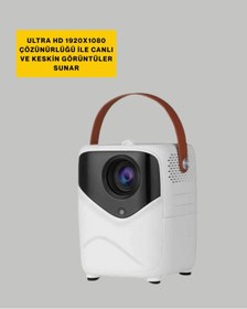 Resim shopwave Hafif ve Taşınabilir Projektör – 750 Gram Ağırlıkla Mobil Kullanıma Uygun 