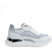 Resim Derinet Comfort Taban Fileli Hakiki Deri Kadın Sneaker 
