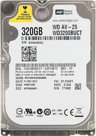 Resim WD WD3200BUCT 320 GB 2.5" 5400 RPM SATA 3.0 Notebook Hard Disk 