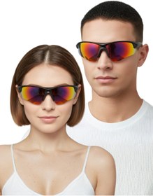 Resim Benx Sunglasses BOMBELİ YARIM ÇERÇEVE BİSİKLET & KOŞU GÖZLÜĞÜ 